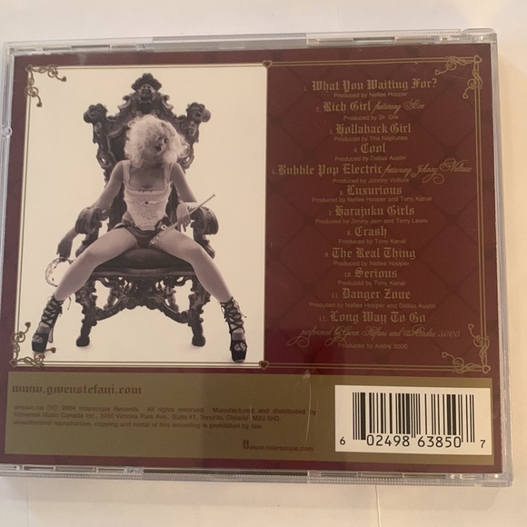 3for$15 bundle CD Gwen Stefani “ Love Angel Music Baby” - Picture 2 of 2